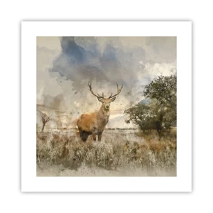 Plagát - Dôstojnosť - sila - majestátnosť - 40x40 cm