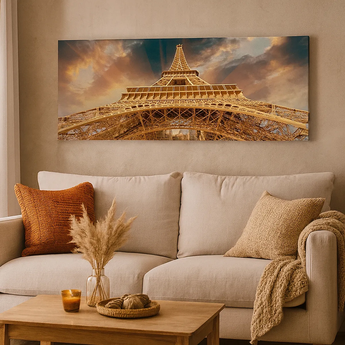 Obraz na plátne - Ako ľudstvo dosiahlo nebo - 30x30 cm