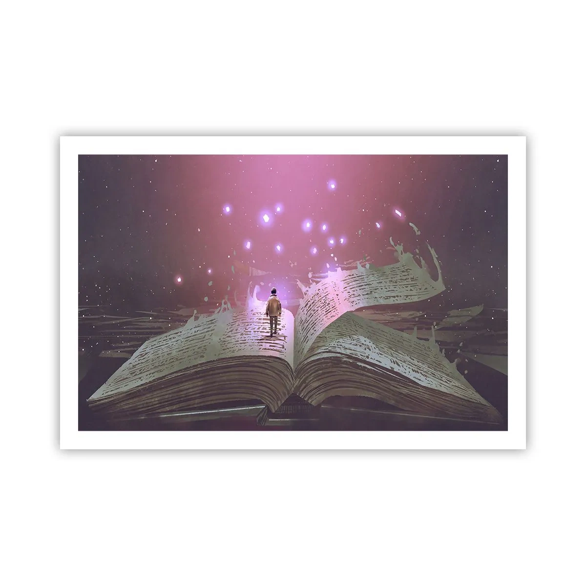 Plagát - Pozvánka do iného sveta - prečítaj! - 91x61 cm