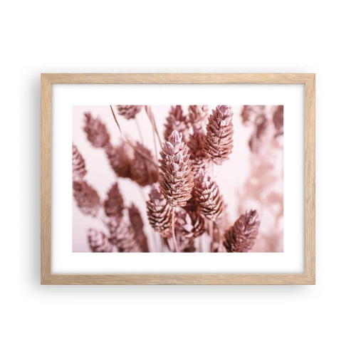 Plagát v ráme zo svetlého duba - Zdanlivo nenápadné - 40x30 cm