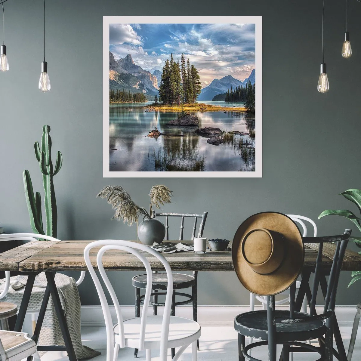 Plagát - Pri veľkej a čistej vode… - 30x30 cm