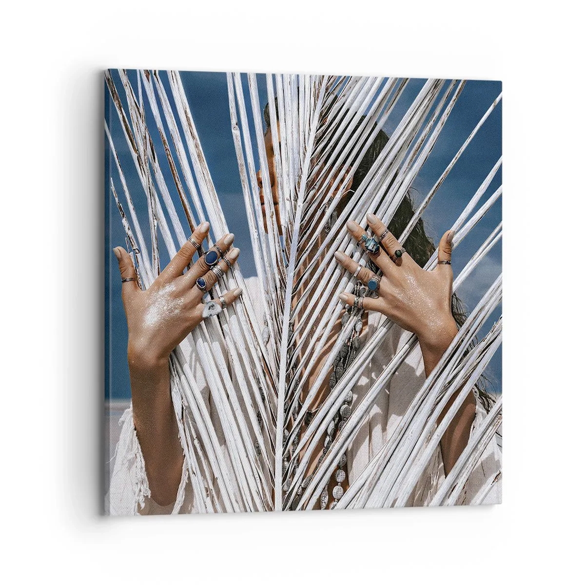 Obraz na plátne - Šamanové dievča? - 70x70 cm