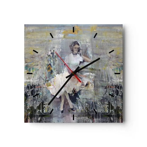Nástenné hodiny - Klasická a moderná - 30x30 cm