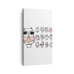 Obraz na plátne - Toľko rolí na hranie - 45x80 cm