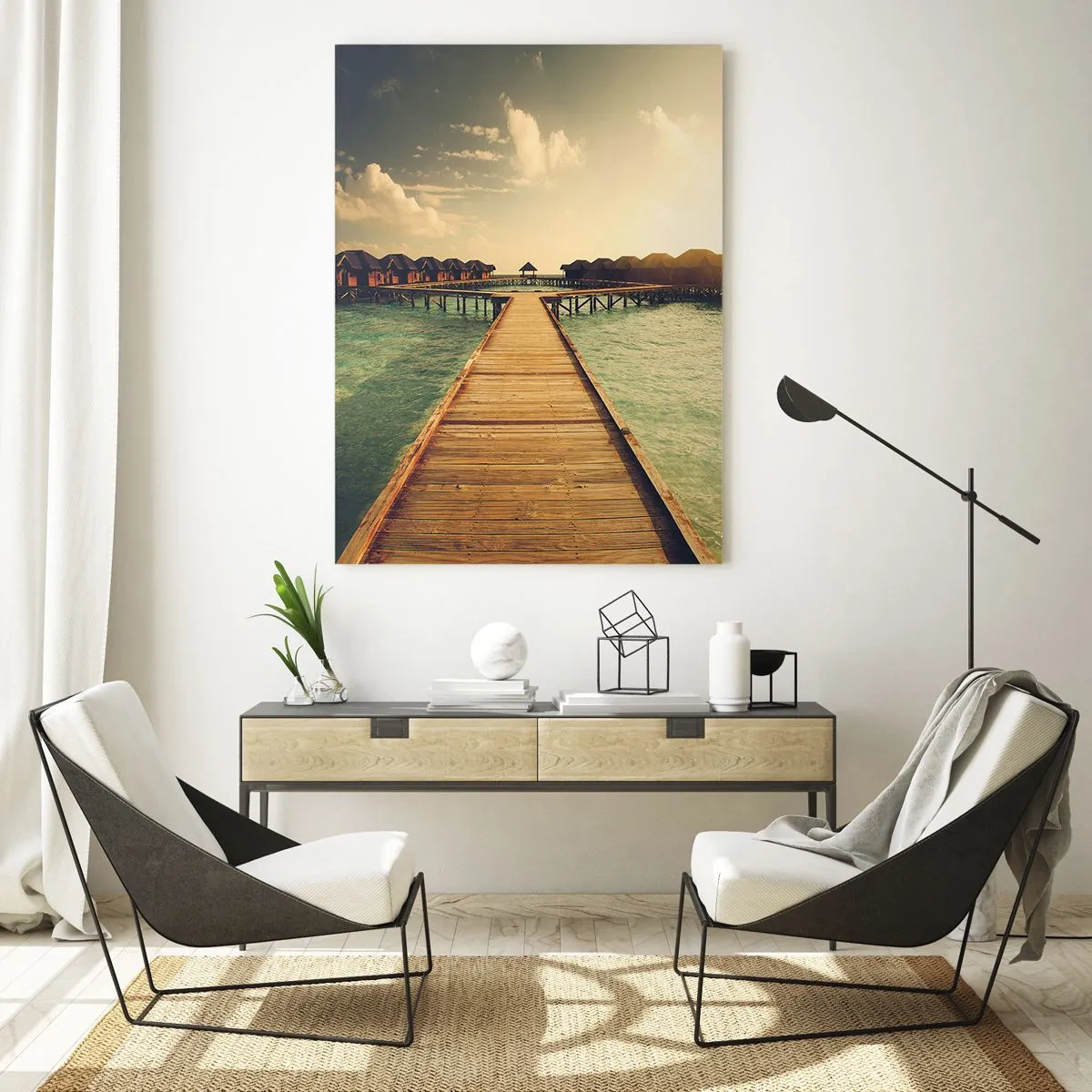 Obraz na skle - Vrelé pozvanie - 50x70 cm
