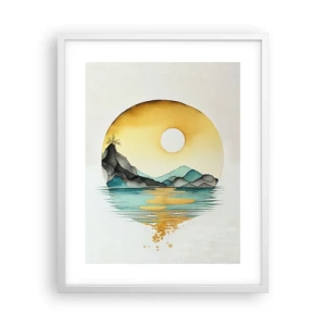 Plagát v bielom ráme - V kruhu krásy - 40x50 cm