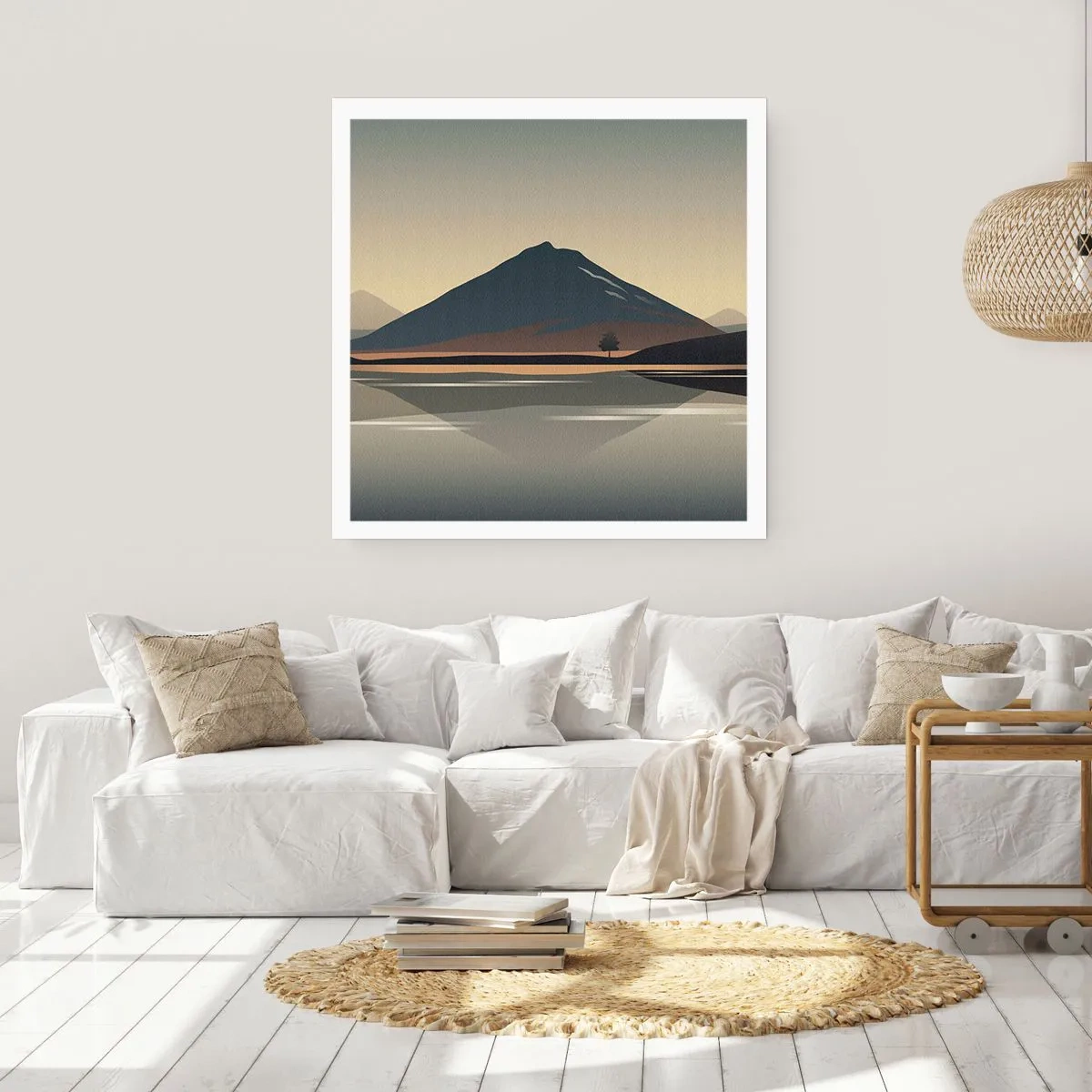 Plagát - Zrkadlový odraz - 60x60 cm