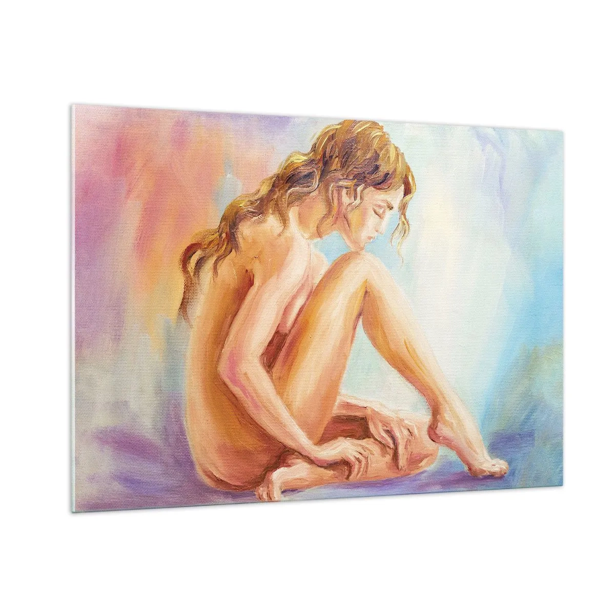 Obraz na skle - Akt mladosti - 100x70 cm