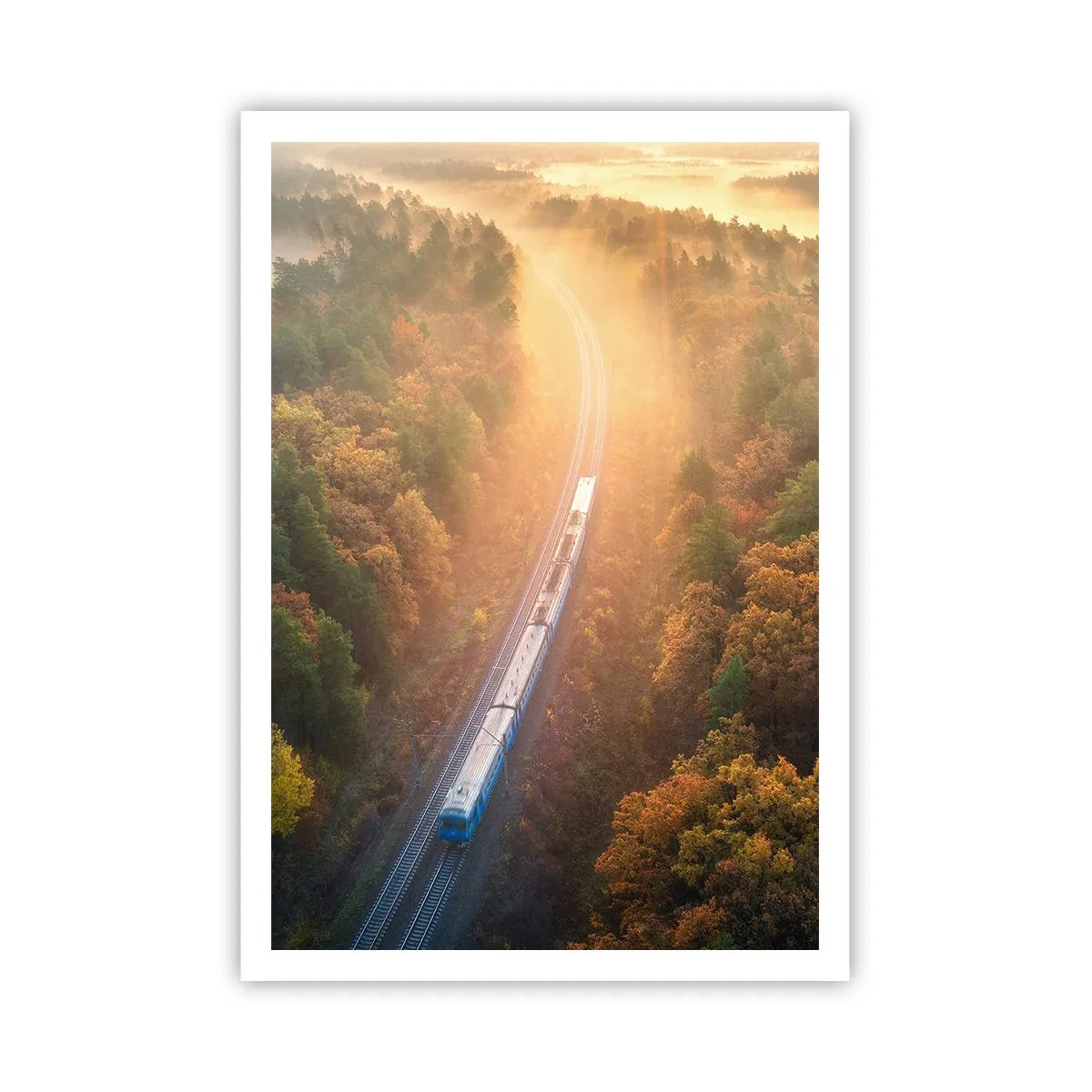 Plagát - Jesenná cesta - 70x100 cm