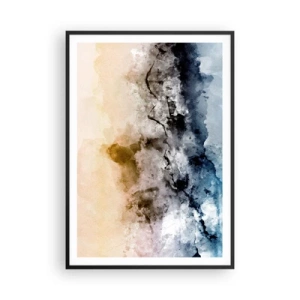 Plagát v čiernom ráme - Ponorené do mračná hmly - 70x100 cm