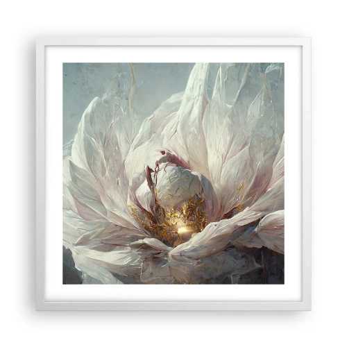 Plagát v bielom ráme - Rozkvitá raz za sto rokov - 50x50 cm