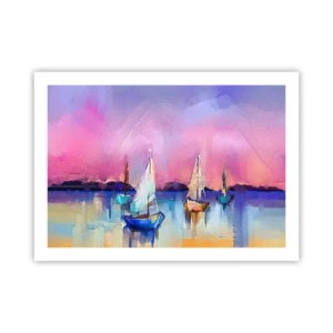 Plagát - Smer: široká voda - 70x50 cm