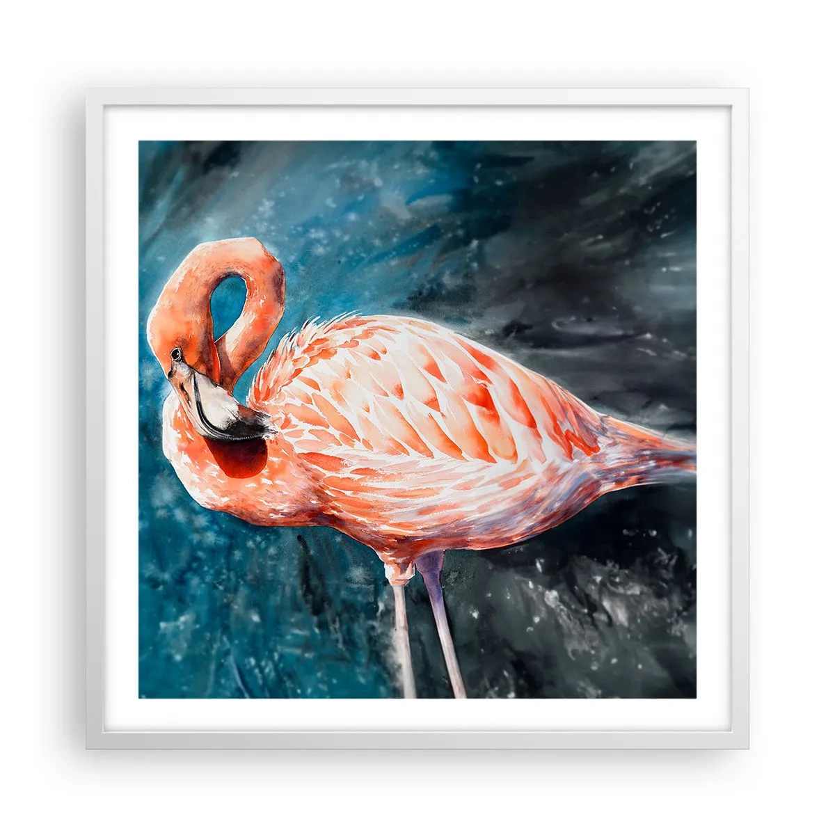 Plagát v bielom ráme - Dekoratívne od prírody - 60x60 cm