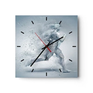 Nástenné hodiny - Energia kryštalicky čistá - 30x30 cm