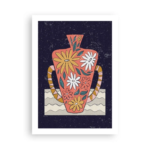 Plagát - Maľovaný džbán - 50x70 cm