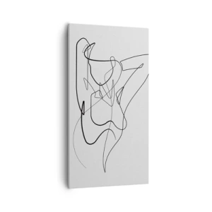 Obraz na plátne - Ty si záhada… - 55x100 cm