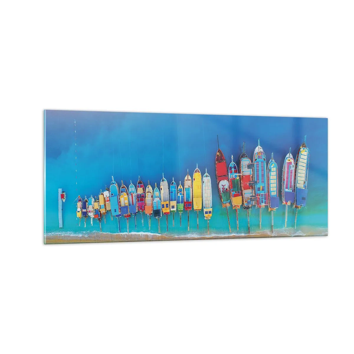 Obraz na skle - Z vtáčej perspektívy - 100x40 cm