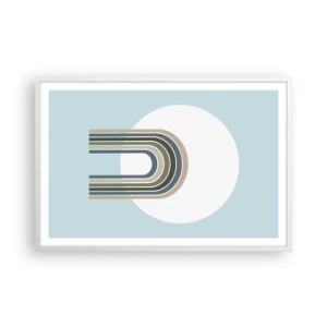 Plagát v bielom ráme - Neodolateľná príťažlivosť - 91x61 cm