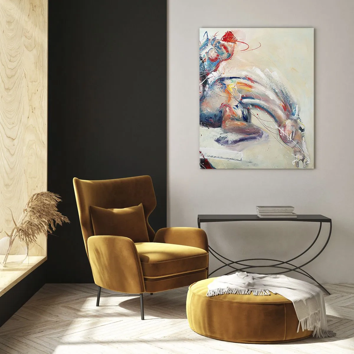 Obraz na skle - Drž sa, letíme - 50x70 cm