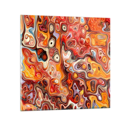 Obraz na skle - Keby sa orechy rozpúšťali v mede - 50x50 cm