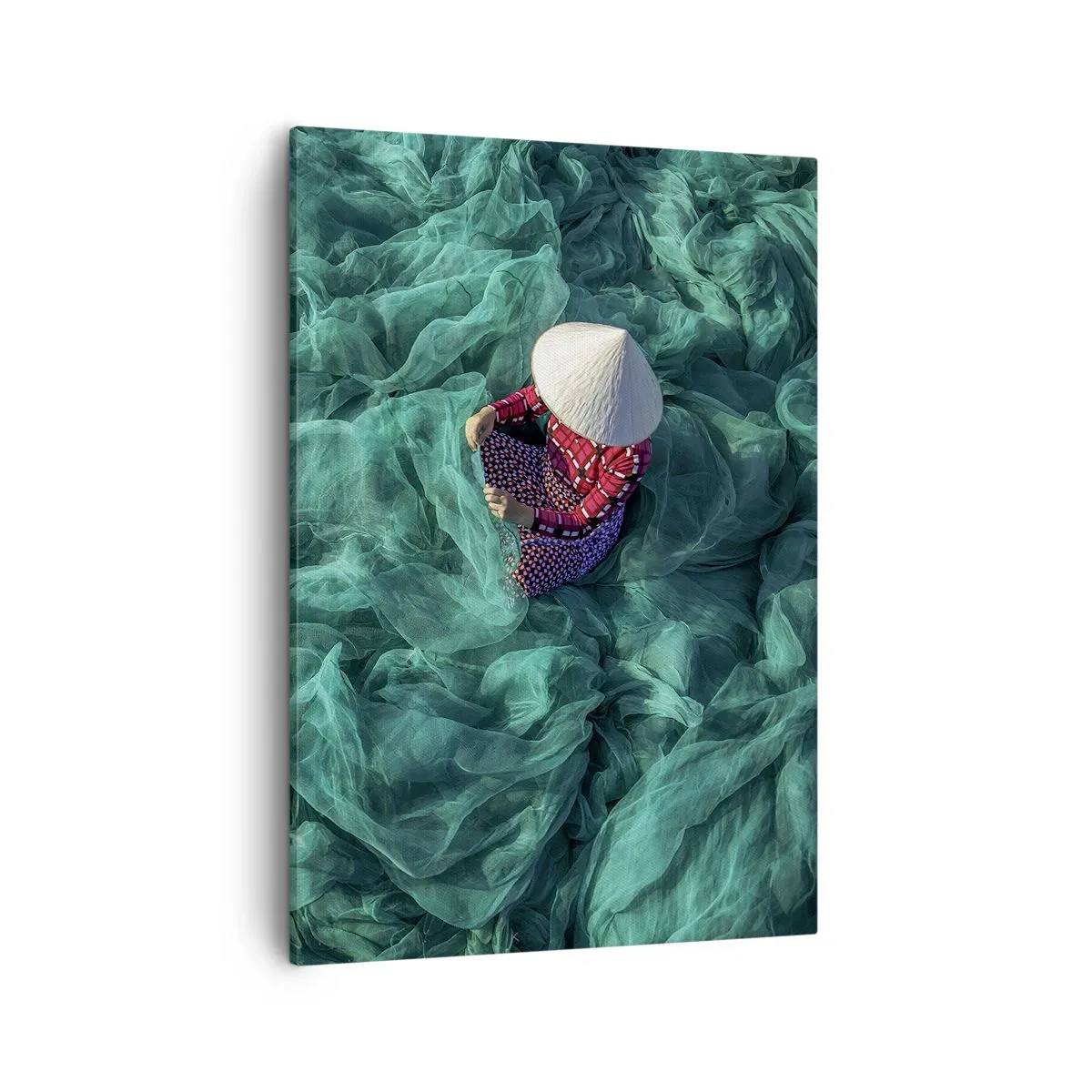 Obraz na plátne - V mori sietí - 50x70 cm