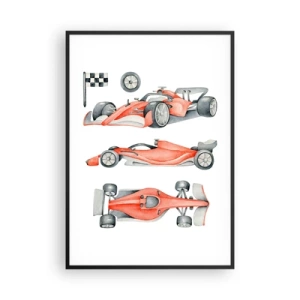 Plagát v čiernom ráme - Dobehnúť sen - 70x100 cm