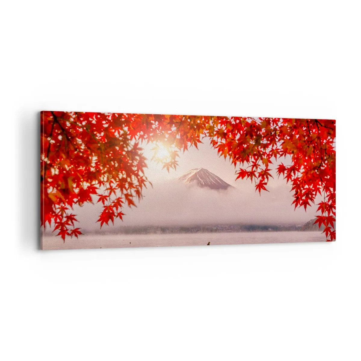 Obraz na plátne - V japonskom štýle - 100x40 cm