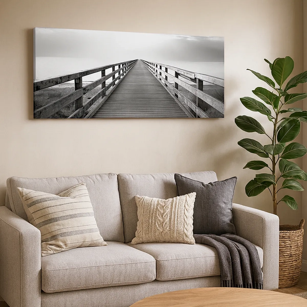 Obraz na plátne - Do diaľky… - 30x30 cm