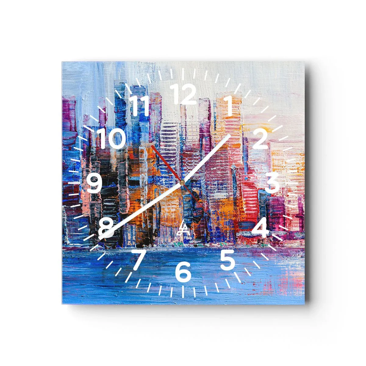 Nástenné hodiny - Radostná metropola - 30x30 cm
