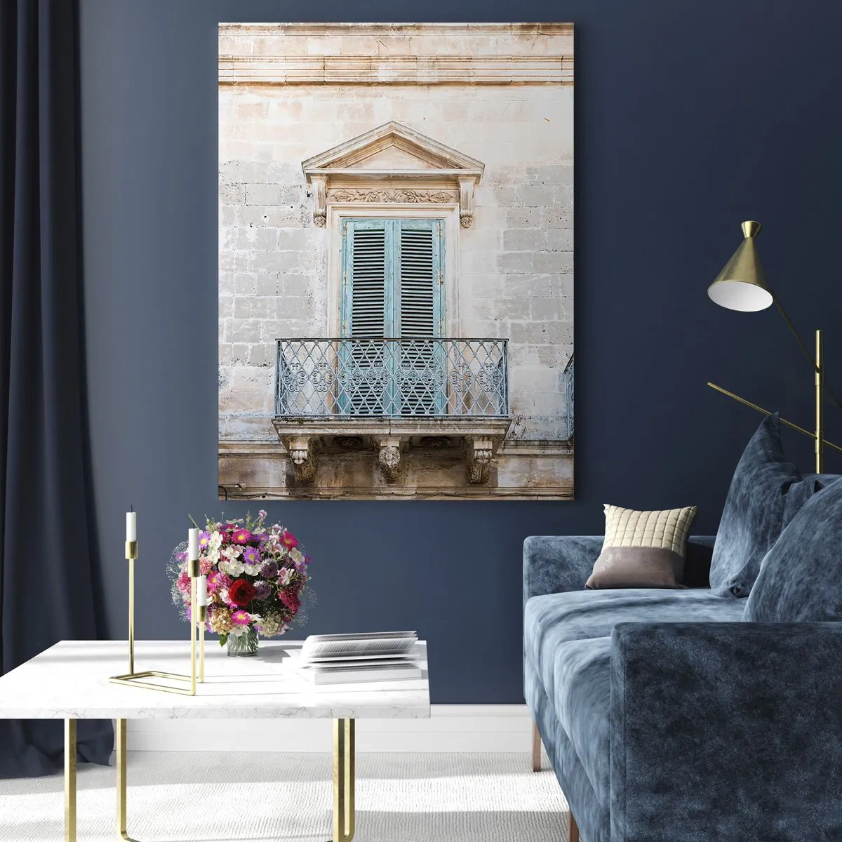 Obraz na skle - Jedinečné kúzlo Talianska - 80x120 cm