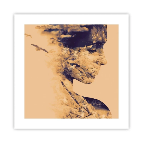 Plagát - Krásna od prírody - 40x40 cm