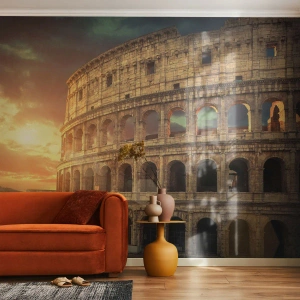 Fototapeta Premium Canvas - Kolosálny dojem - Koloseum, Rím, Architektúra - 400x280 cm