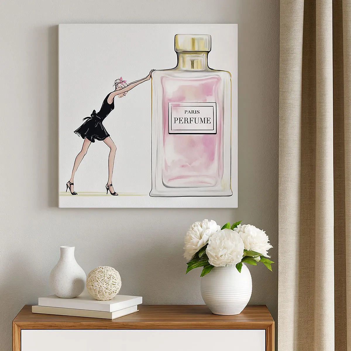 Obraz na plátne - Podstata ženskosti - 30x30 cm