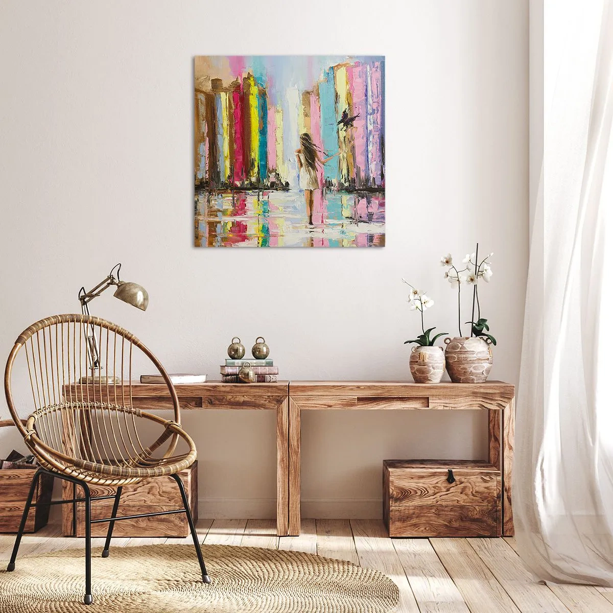 Obraz na plátne - Poď so mnou - 50x50 cm