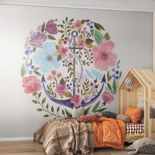 Fototapeta Premium Sand - Námorníkov krásny sen - Kotva, Boho, Prímorské - 250x175 cm