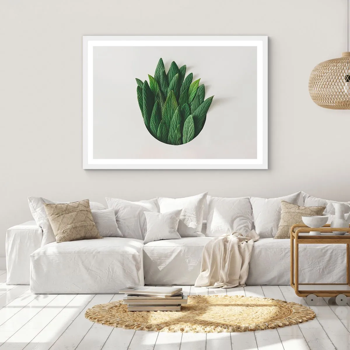 Plagát v bielom ráme - Neukojiteľná zvedavosť - 91x61 cm