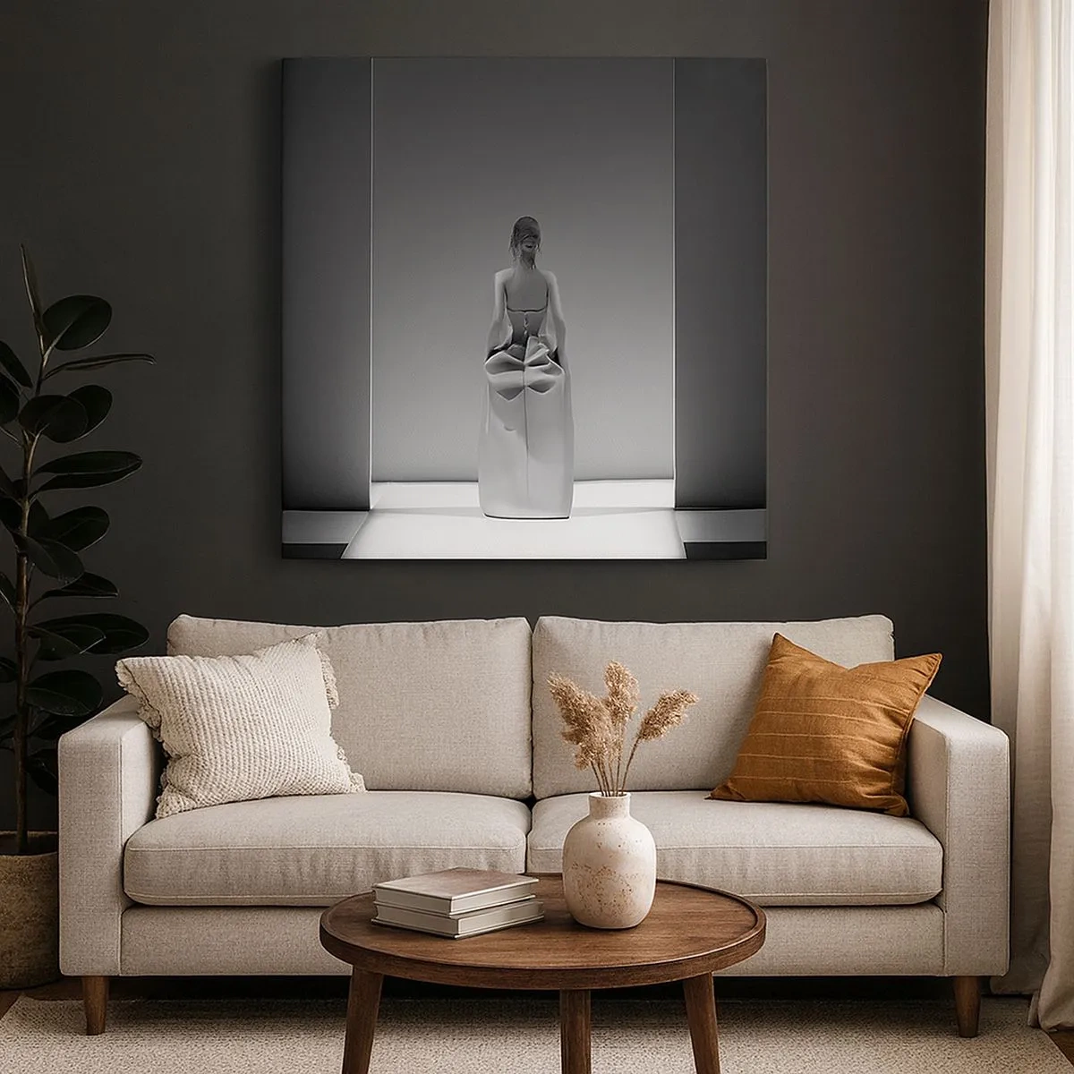 Obraz na plátne - Rafinovaná jednoduchosť - 30x30 cm