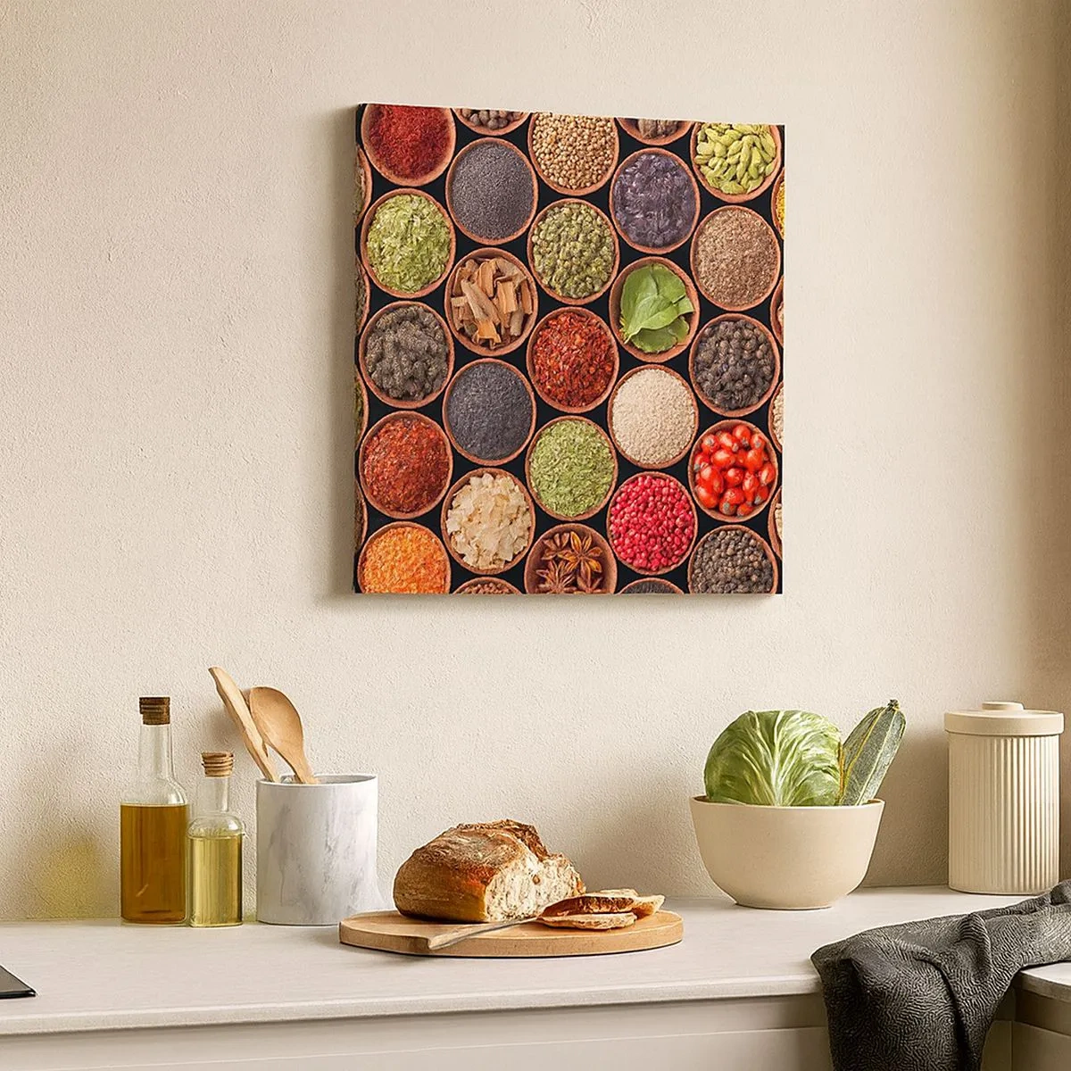 Obraz na plátne - Všetky chute sveta - 30x30 cm