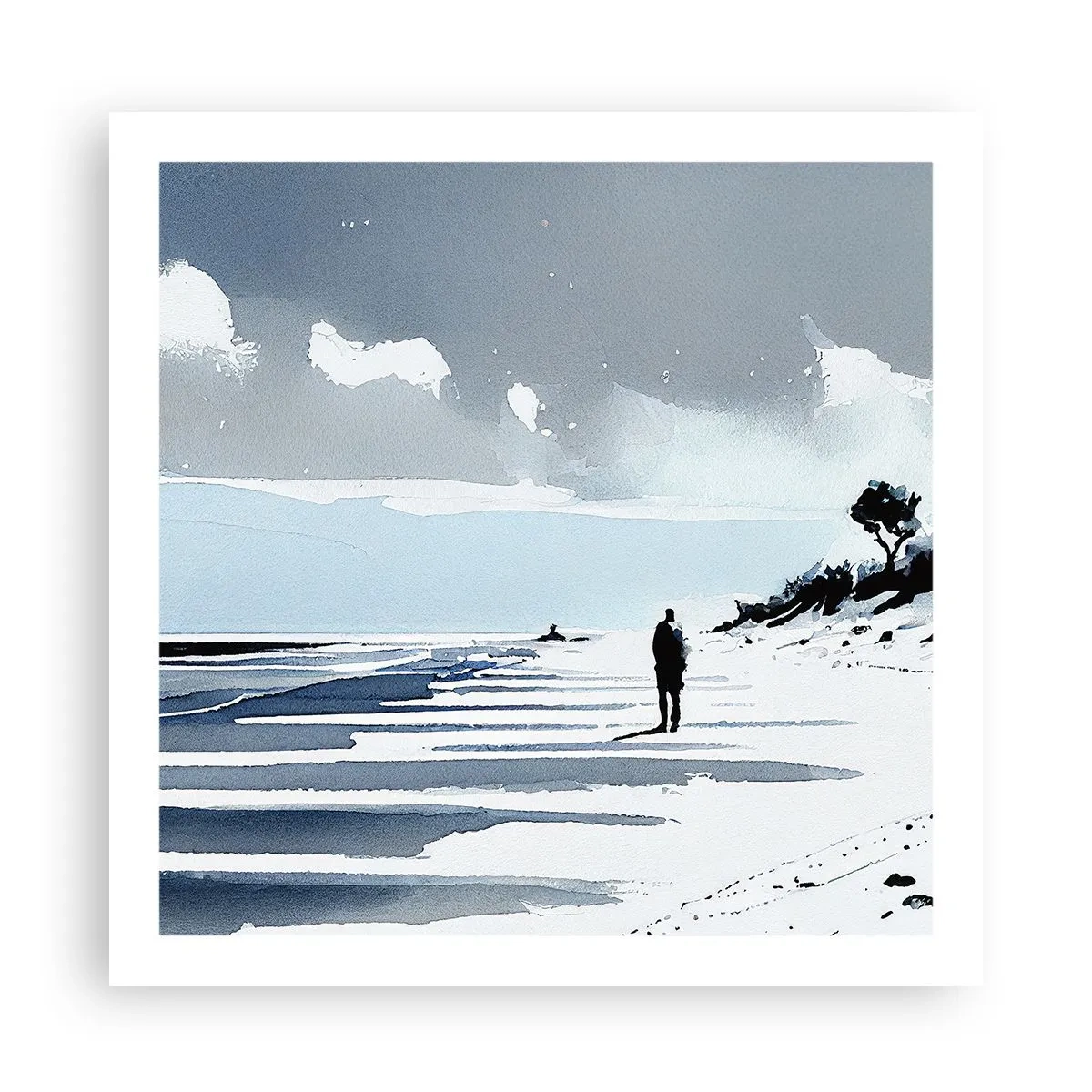 Plagát - O samote - 60x60 cm