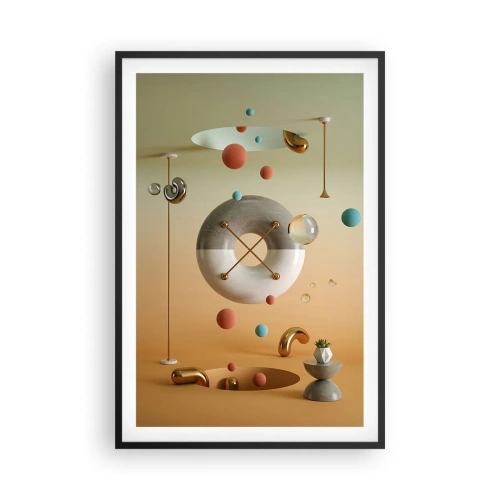 Plagát v čiernom ráme - Všetko je možné - 61x91 cm