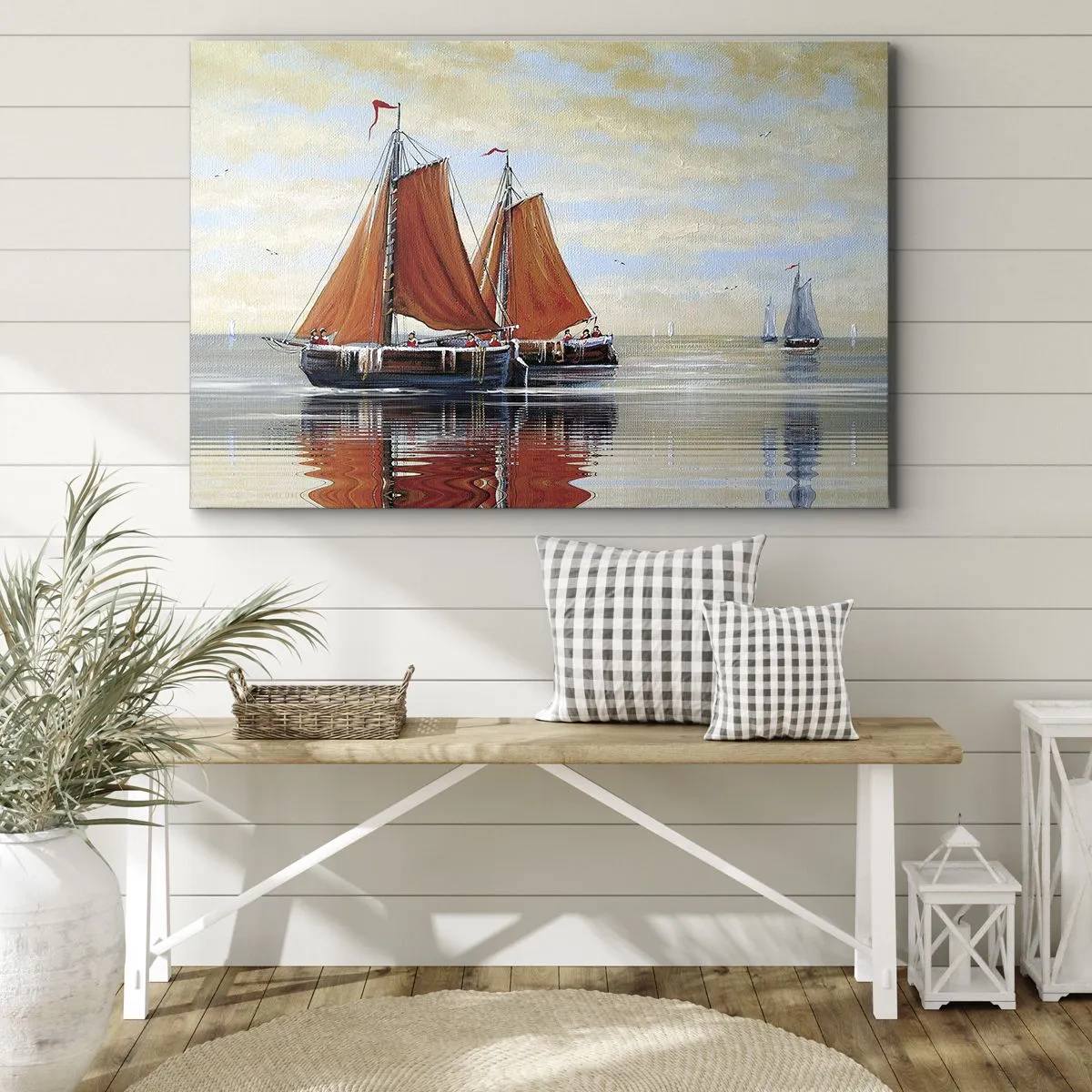 Obraz na plátne - Pluj, námorník… - 120x80 cm