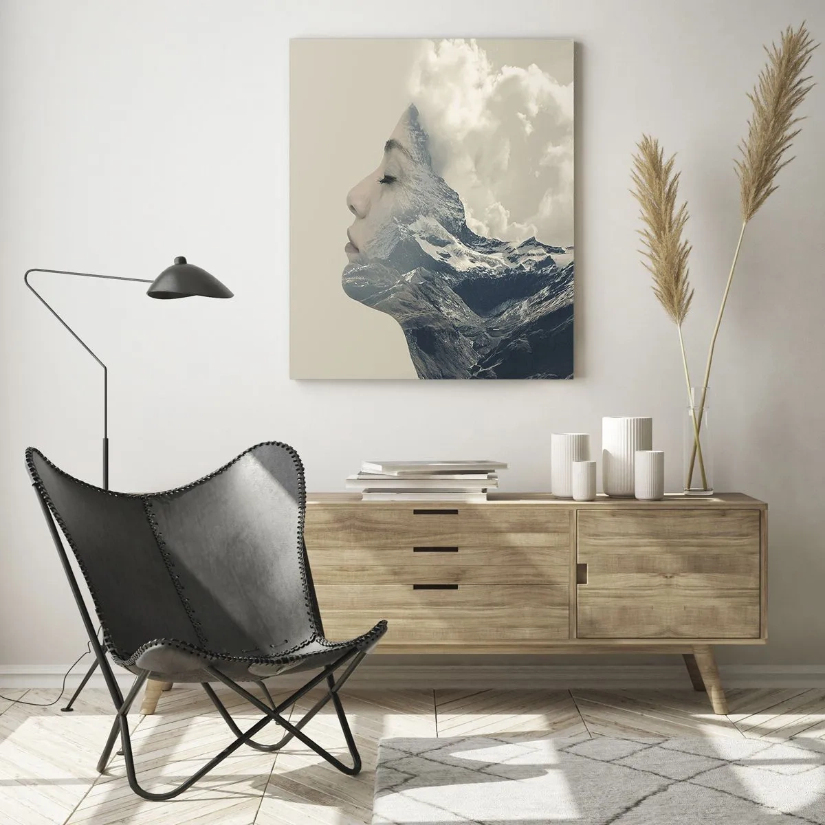 Obraz na skle - Krása živlov - 50x70 cm