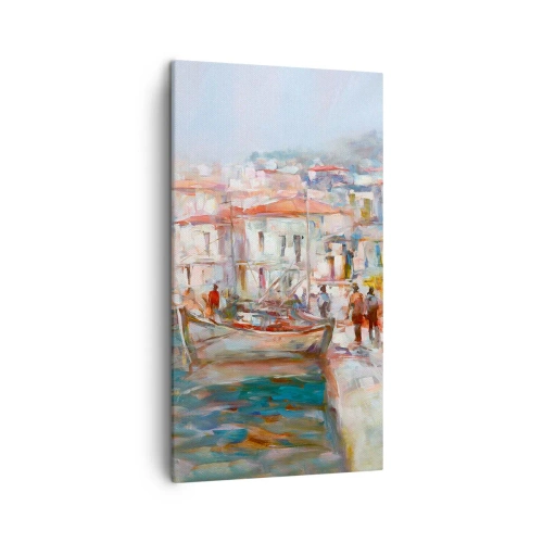Obraz na plátne - Pastelová dovolenka - 45x80 cm