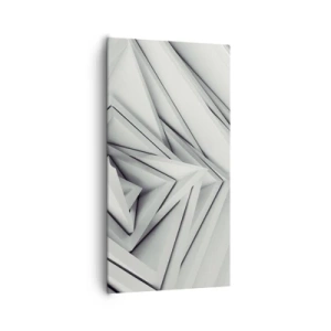 Obraz na plátne - Symfónia ostrých uhlov - 65x120 cm