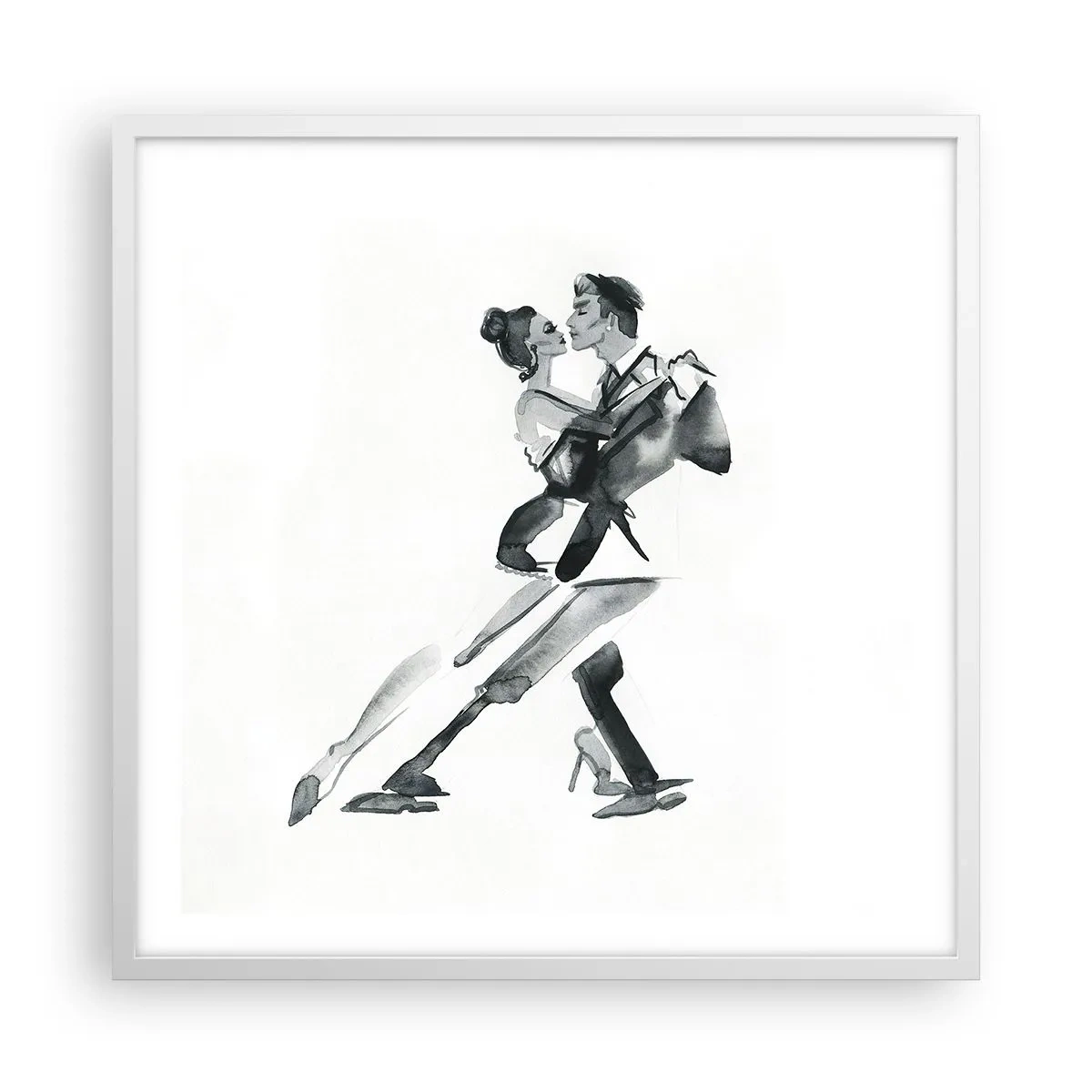 Plagát v bielom ráme - V jednom rytme - 60x60 cm