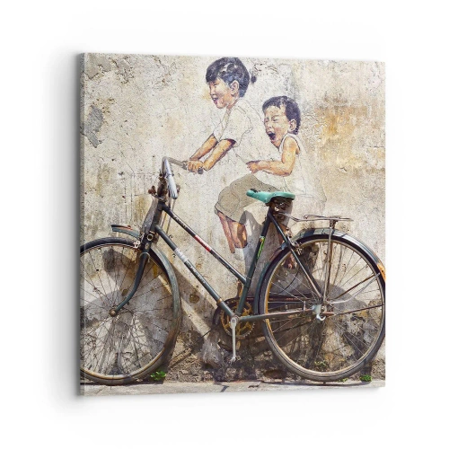 Obraz na plátne - Pravda alebo klam? - 70x70 cm