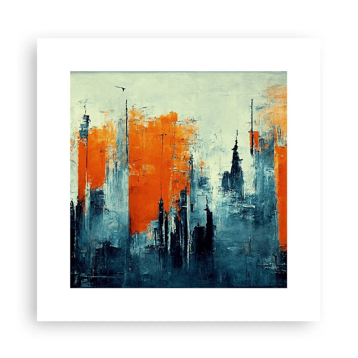 Plagát - Moderná krajina - 30x30 cm