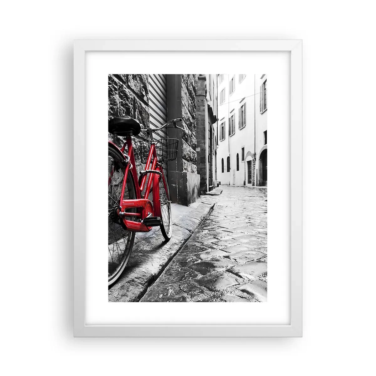 Plagát v bielom ráme - Skutočná krása nestarne - 30x40 cm