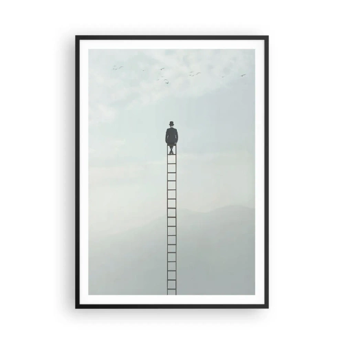 Plagát v čiernom ráme - Povzniesť sa nad to - 70x100 cm