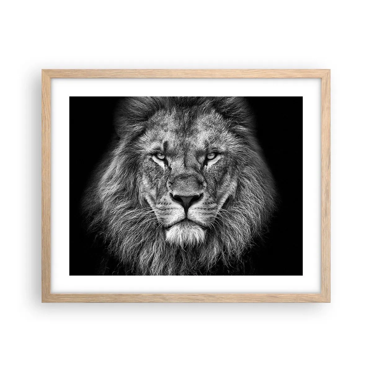 Plagát v ráme zo svetlého duba - V korunovačnom odeve - 50x40 cm